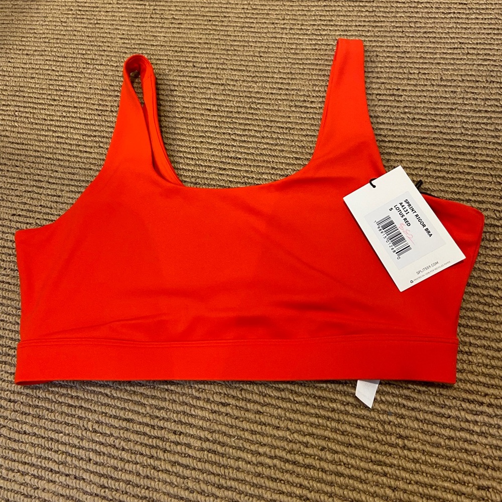 Splits59 sprint rigor bra lotus red